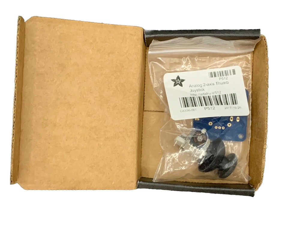 Adafruit Analog 2-axis Thumb Joystick - Select Button + Breakout