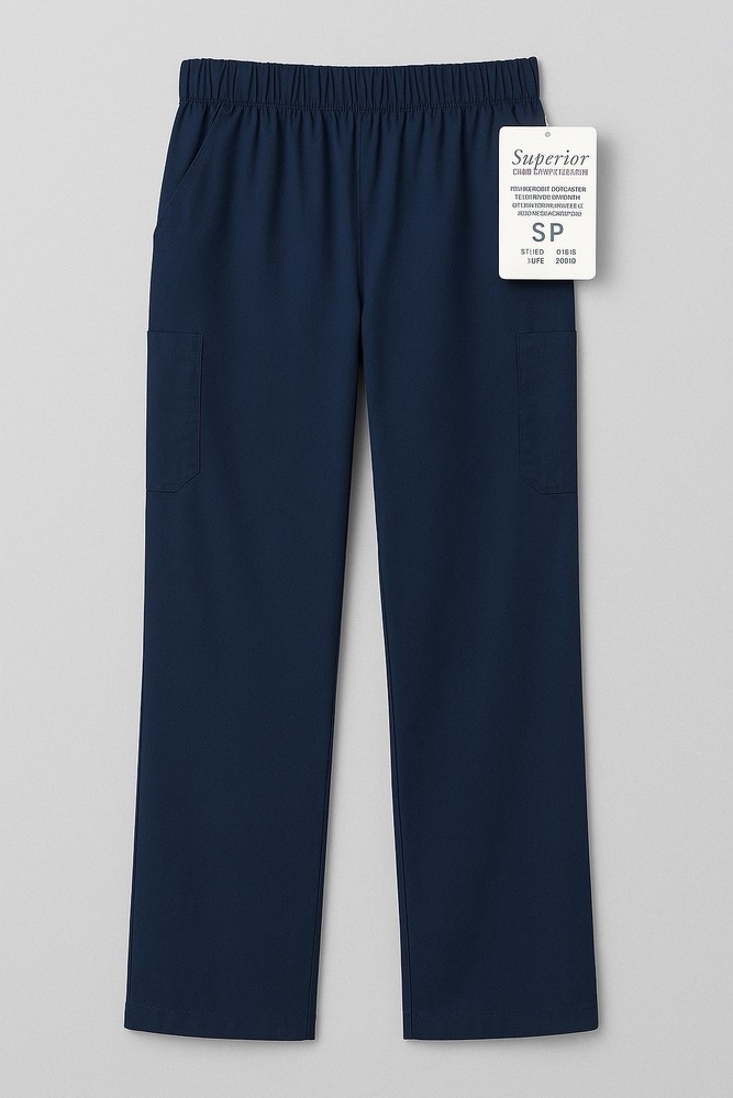 Superior Uniform Group Navy Blue scrub Set