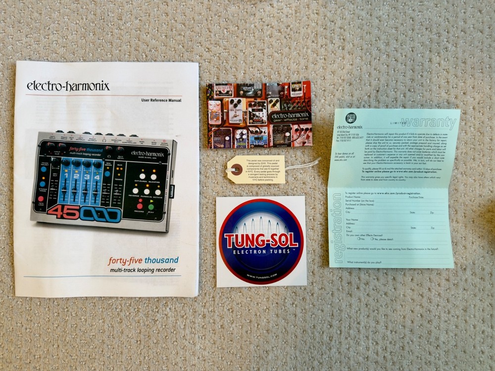 [BNIB] EHX 45000 Multi-Track Looper & Foot Controller Bundle - Mint / Boxed