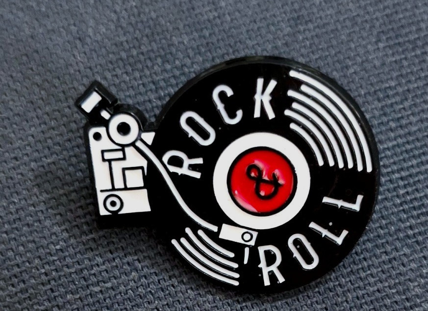 Rock & Roll Promo Pin