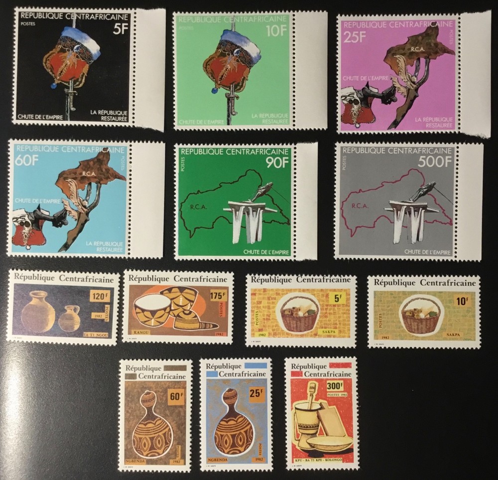 Central African Republic - 2 sets MNH - 038