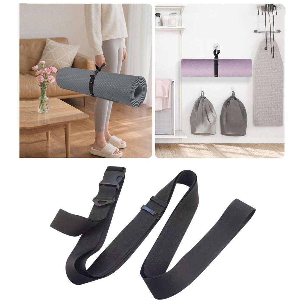Black Floating Pad Strap Multipurpose Securing Band with Quick Release for