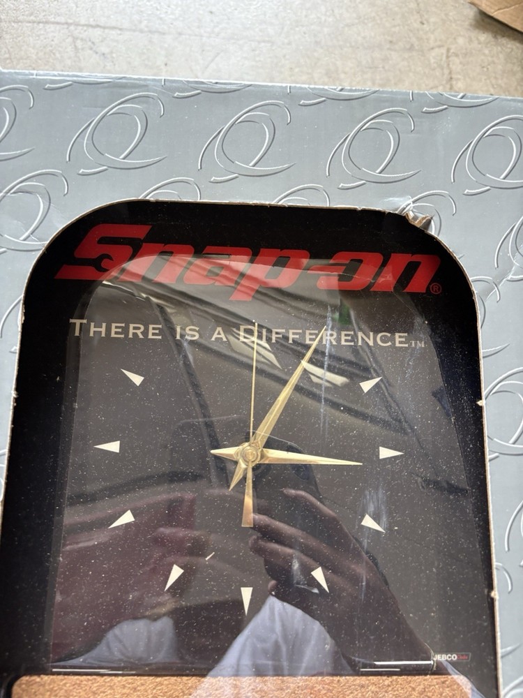 Snap on Tools corkboard jebco clock