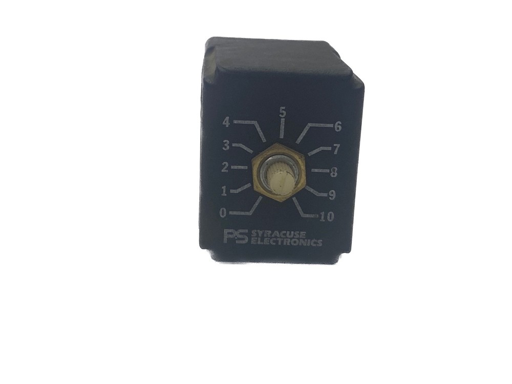 USED PS Syracuse Electronics 115VAC/DC 5 Sec Range 8 Pin Time Delay Relay