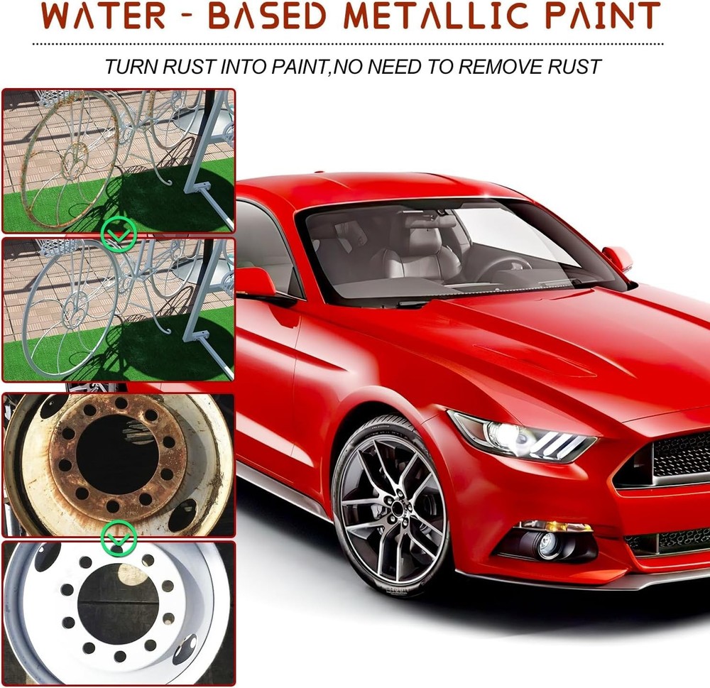 Rust Conversion Agent 300g, Multi-Functional Anti-Rust Paint, Water-Based Met...