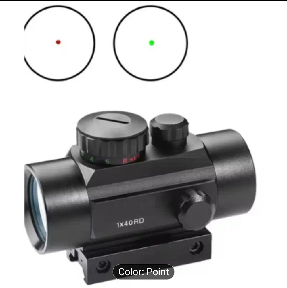 1X40 Red Green Dot Sight Riflescope