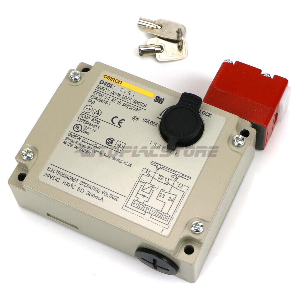 New OMRON D4BL-2CRA Guard Lock Safety-door Switch~