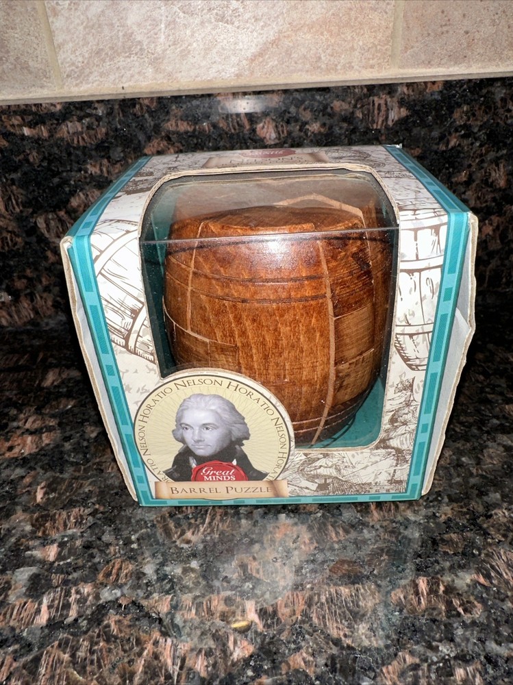 Great Minds Nelson's Barrel Wood Professor Puzzle 2014 Difficulty Level 3 Nice!