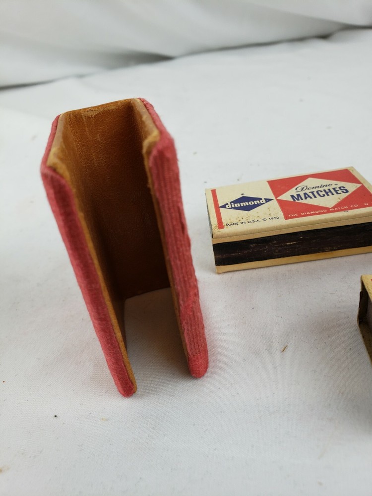Excellent set of 3 antique match holders