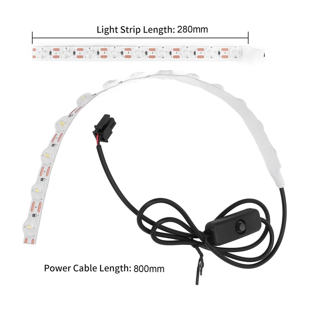 Super Bright 3D Printer LED Light Strip For A1 Easy To Use