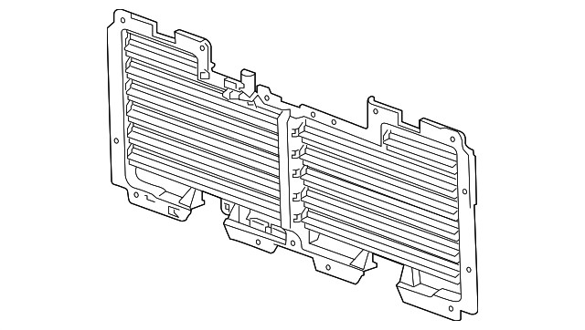 Genuine GM Front Bumper Shutter 85043806