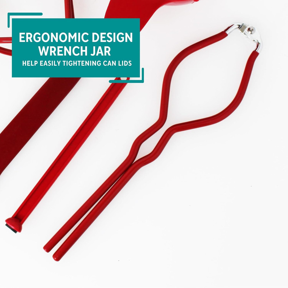 6Pc Canning Tool Set, Red