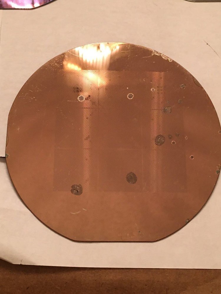 4" Unknown Silicon Wafer 1980s Extremely Rare
