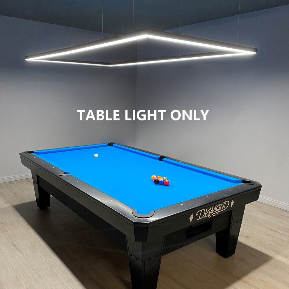 8FT Modern Pool Table Lighting - Perimeter LED Billiard Lights