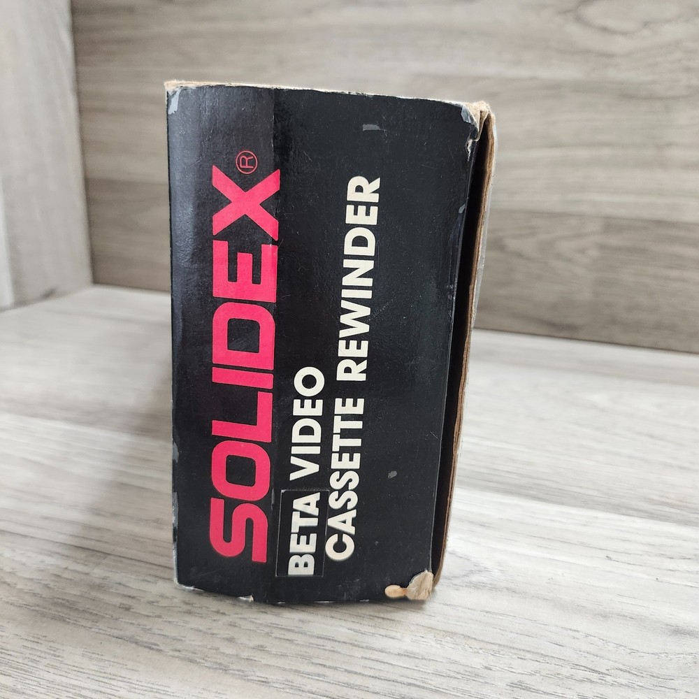 Solidex 929 Video Cassette Rewinder - Beta Format - New open Box