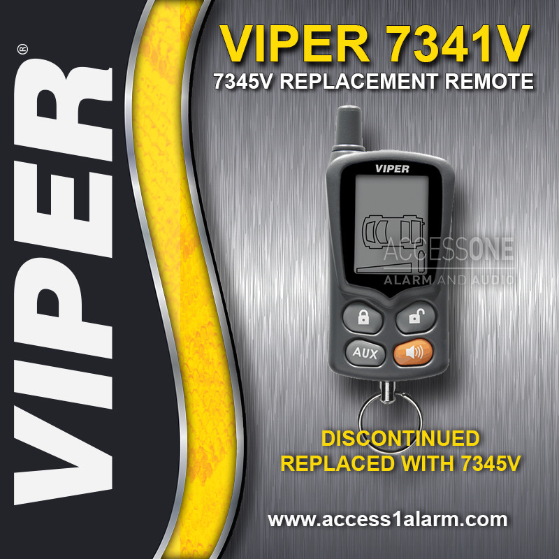 Viper 7341V 2-Way LCD Remote Control Replacement Transmitter 7345V