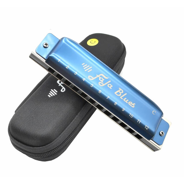 FALA Blues harmonica 12 hole Professional Diatonic Harmonica Blues Mouth Organ
