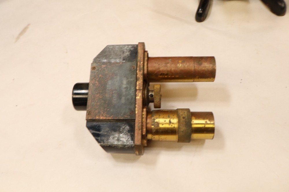 Ernst Leitz Wetzlar Microscope Dual Objective Head RM