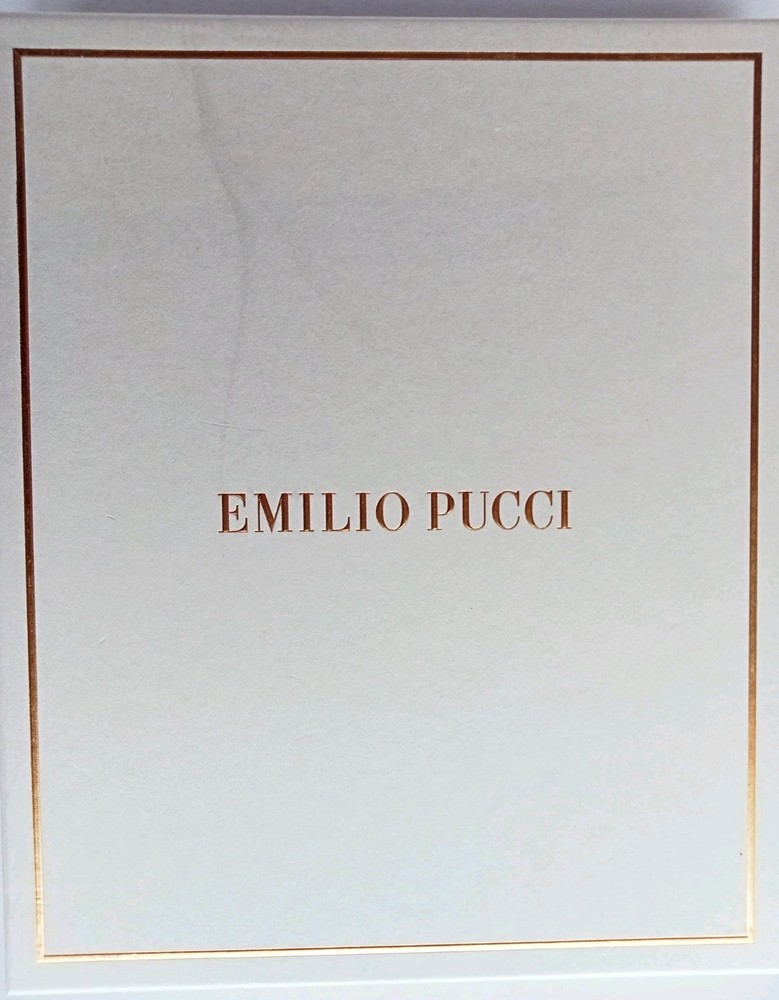Stunning Emilio Pucci Lambskin Covered Lined Notebook