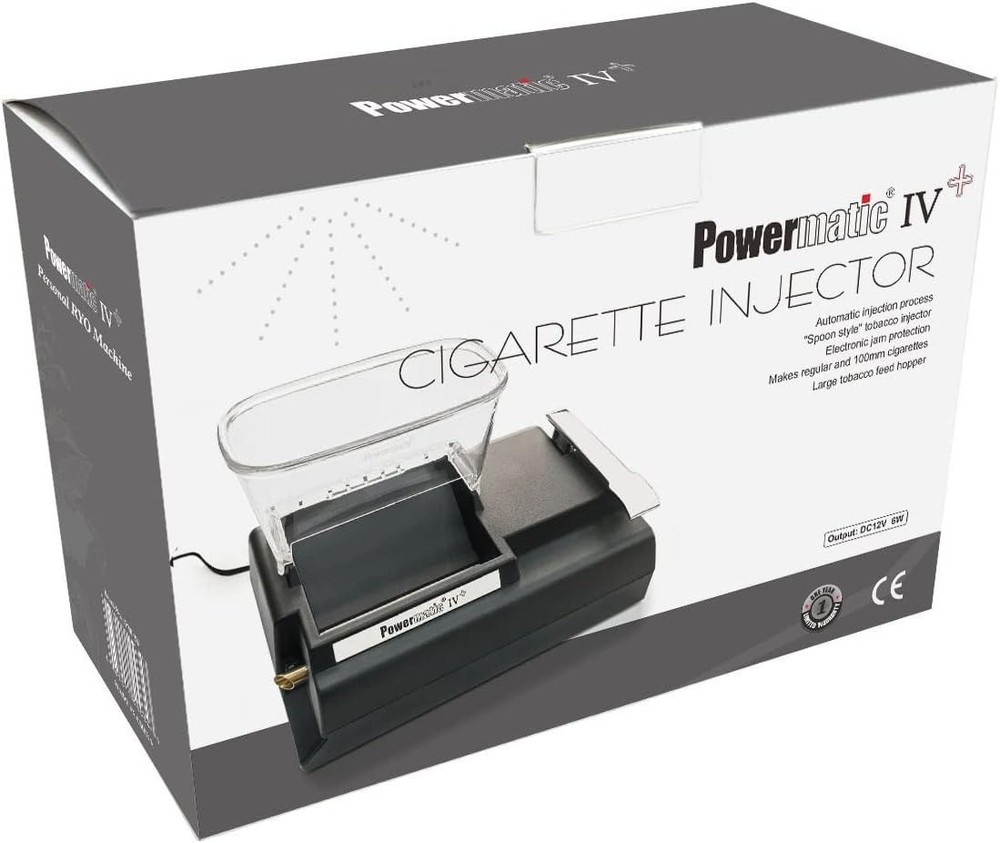 POWERMATIC 4+ ELECTRIC CIGARETTE ROLLING MACHINE INJECTOR