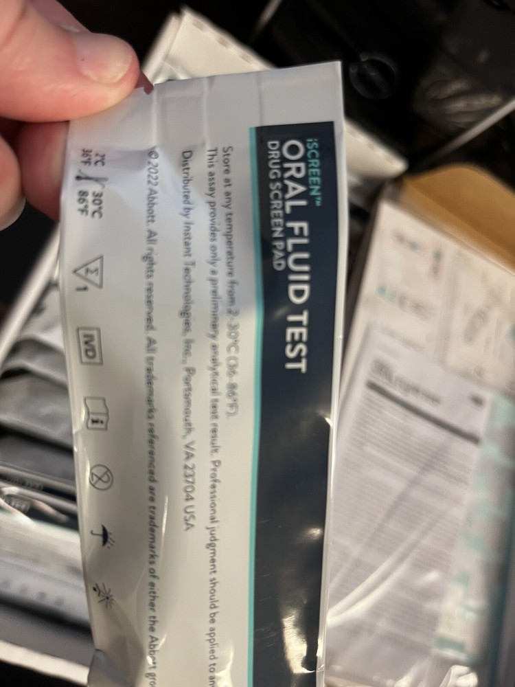 1 Oral Fluid Nicotine Test