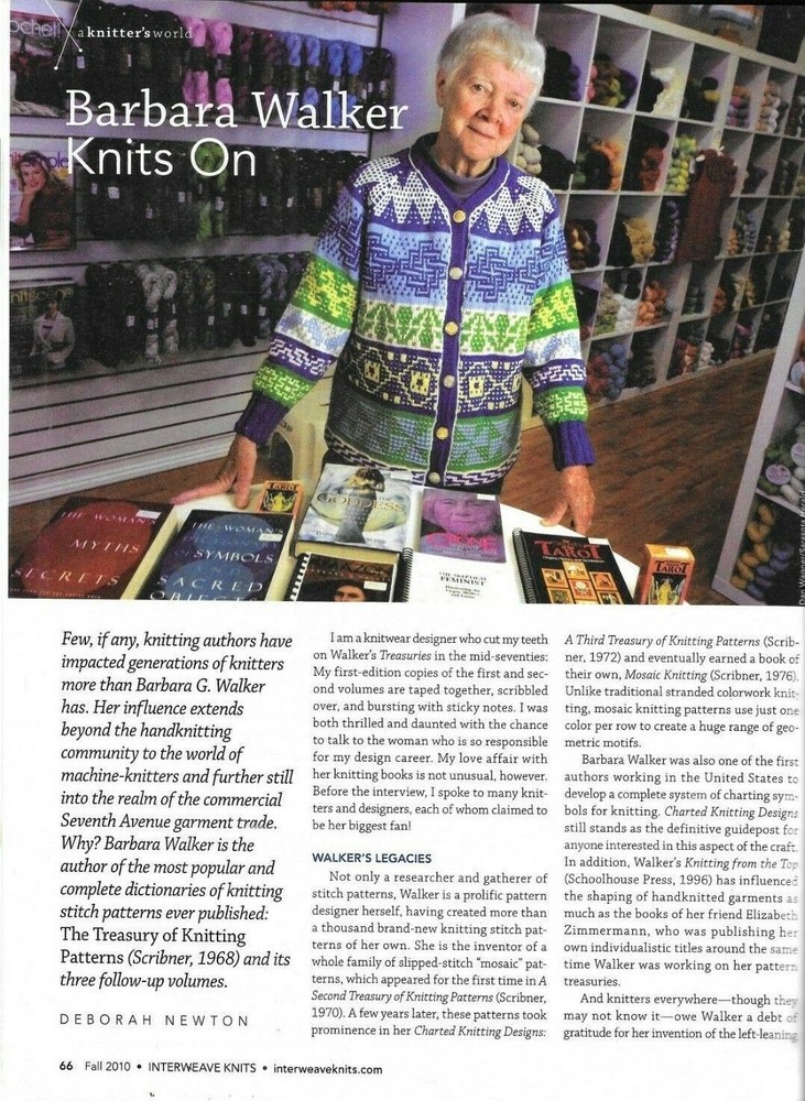 Interweave Knits Magazine Fall 2010 Heritage Techniques Easy Care Wools