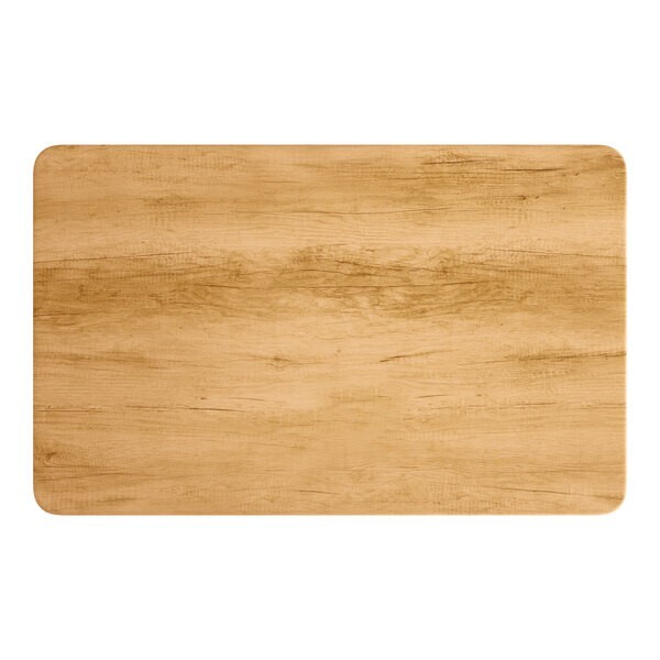 30" x 48" Rectangular Restaurant Table Top with Maple Laminate Top Finish