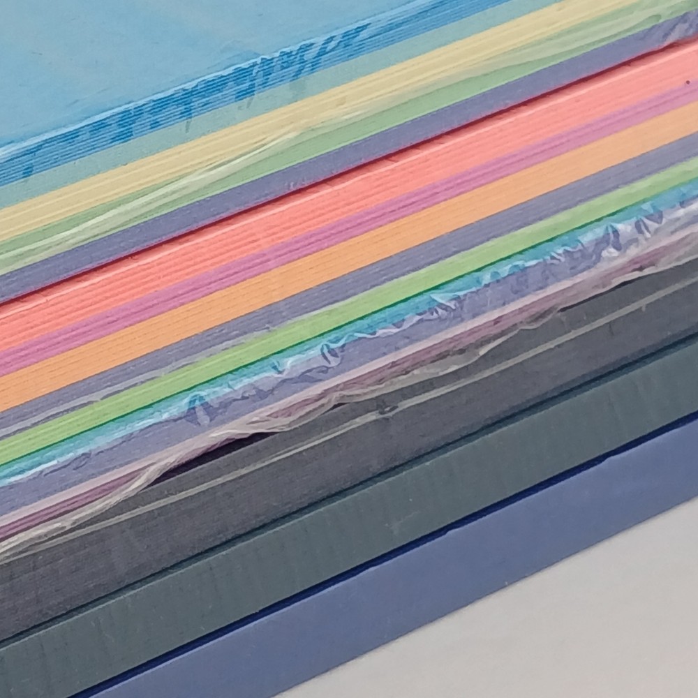 8 1/2 x 11 Cardstock Assorted Seaside Bright Blues Partial Packages