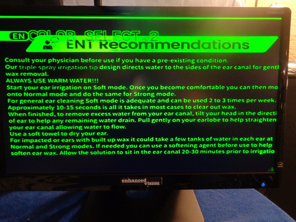 Enhanced Vision Acrobat LCD 24" With Remote And Case