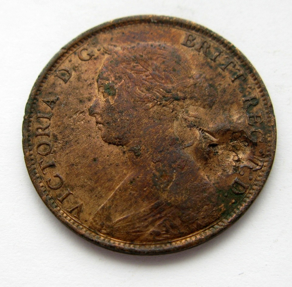 1861 New Brunswick Large One cent