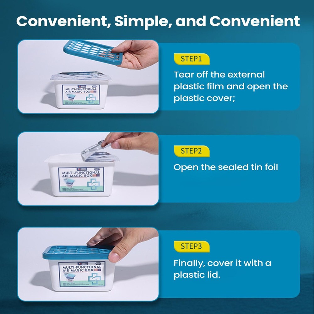 Indoor Air Purification Dust Removal Magic Box,Multi-functional Air Magic Box