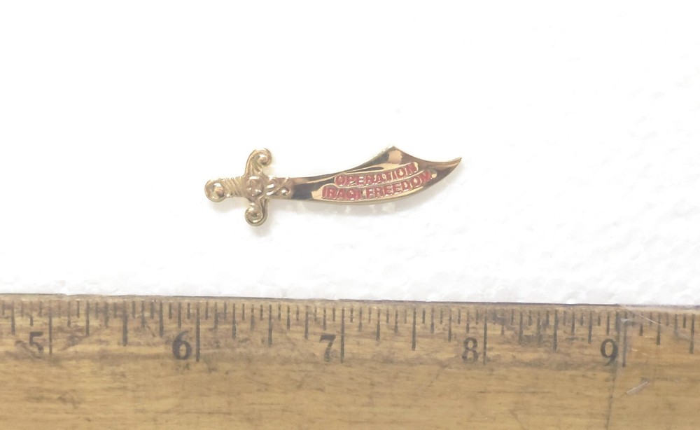"Operation Iraqi Freedom" Pin