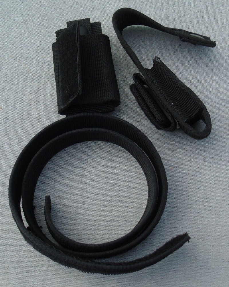 dutyman 751 hook and loop belt with attachable key holder and accessory holder