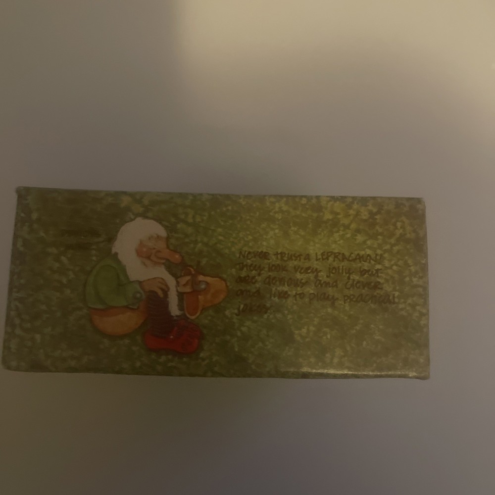 1970’s Pencil Box: Troll-Witch-Elf-Goblin-Pixie by General Box Co. Never Used.