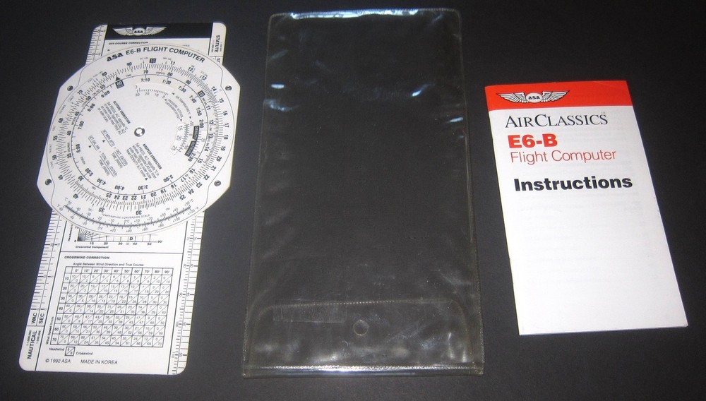 ASA E6-B Flight Computer Aviation Supplies Pilot Air Classics Slide Rule