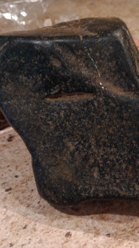 Large Black Carbonado Diamond  9lbs