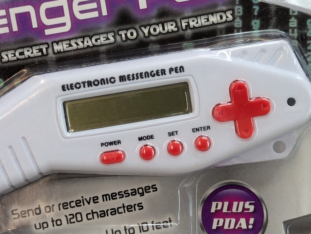 Electronic Messenger Pen PDA Text Message Clock Pen Combo 10ft Range Scholastic