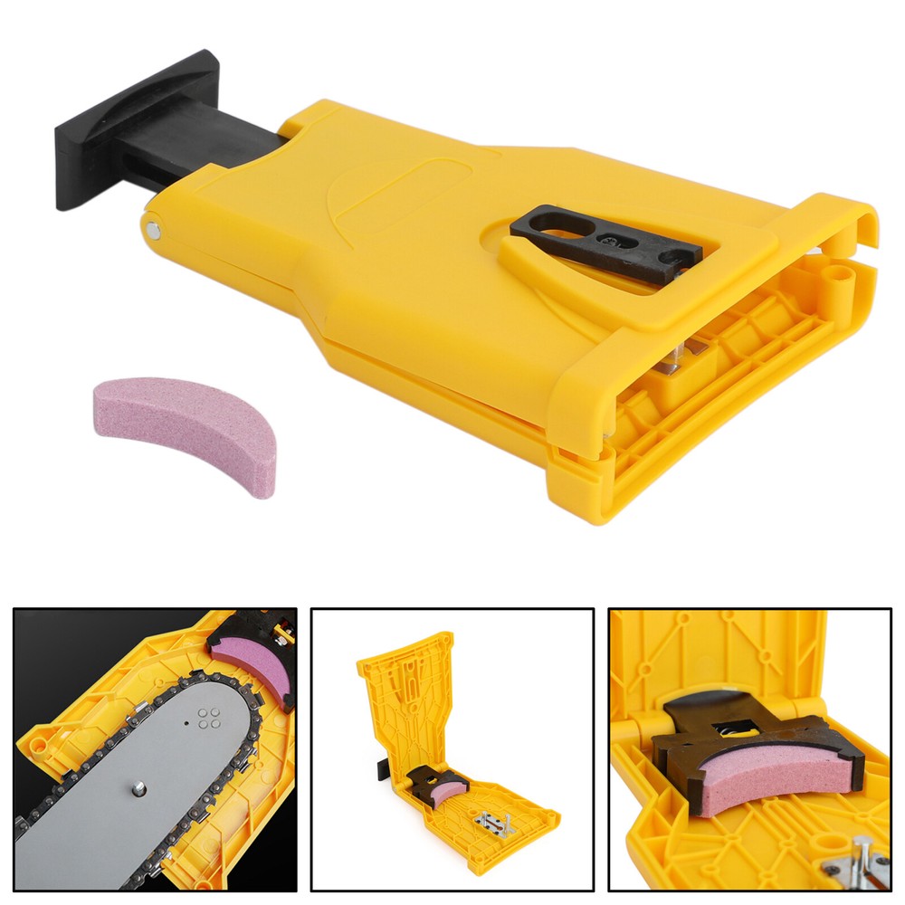 14-20" Chainsaw Teeth Sharpener Saw Chain Blade Fast Sharpening Stone System B9