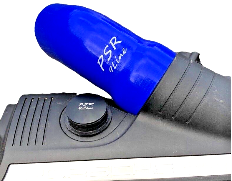 Porsche 997 911 Air Box Resonator Bypass Modification Plug & Blue Induction Pipe