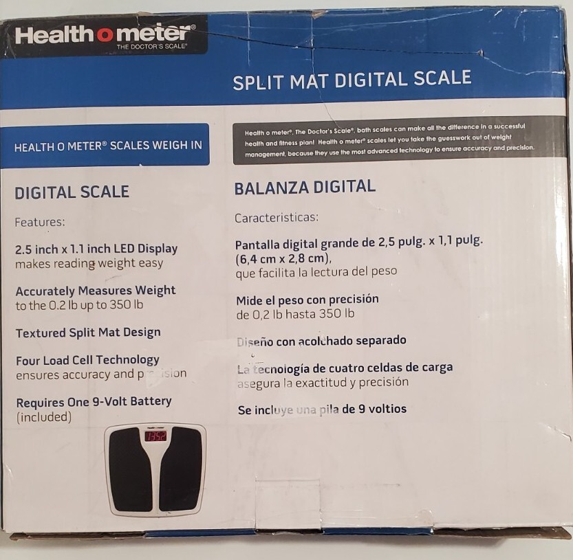 Health 0 Meter Split Mat (Black and White Color)