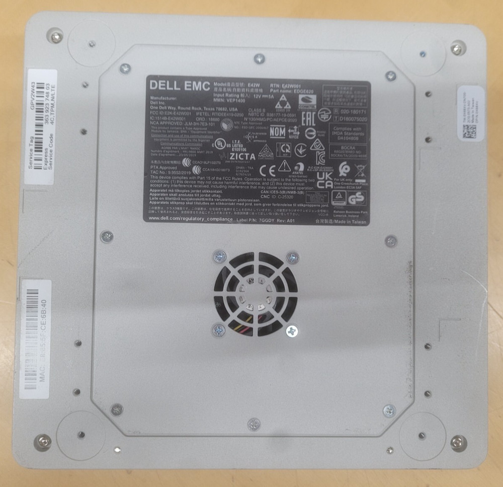 DELL VMWARE Edge 620 E42W E42W001