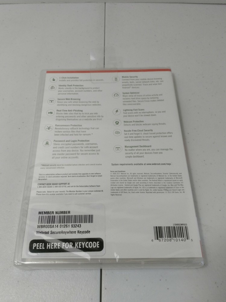 Webroot SecureAnywhere Internet Security - Full Version for Windows & Mac