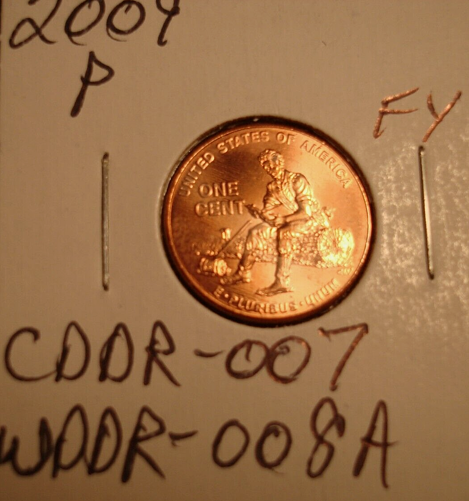 2009 P BU FY DOUBLED DIE REVERSE ERROR WDDR-008