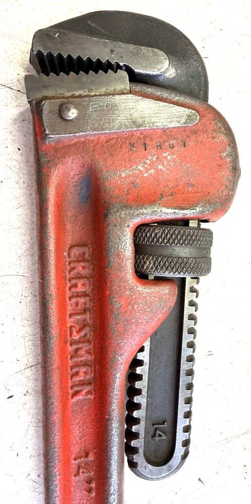 Craftsman 14" Pipe Wrench 55677 Used