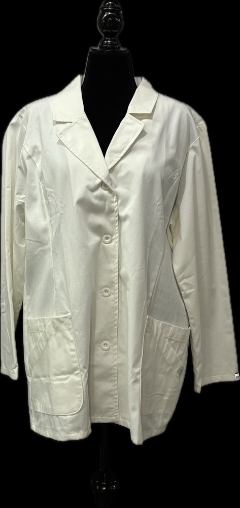 Dickies White (WHWZ) Lab Coat Size 2XL