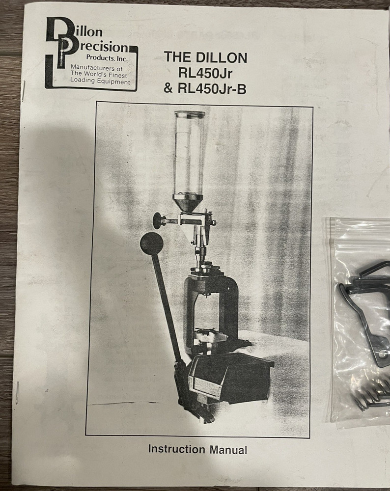 Dillon Precision 450 Jr Reloading Press with 3 Conversion Kits and Extras