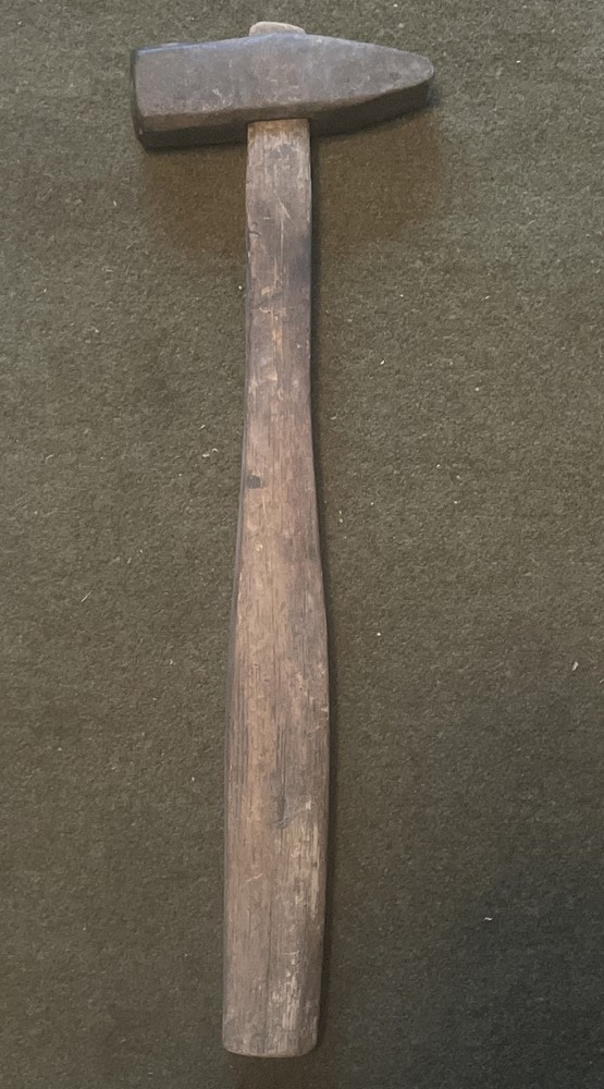 Antique Primitive Hammer Blacksmith Cross Peen Hand Forged