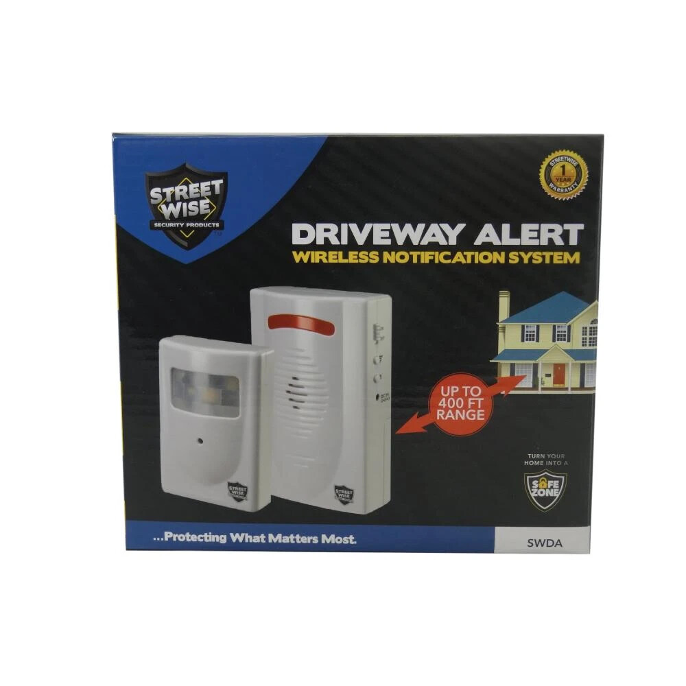 Driveway Alert Wireless Notification System Infrared Motion Sensor Home Garage