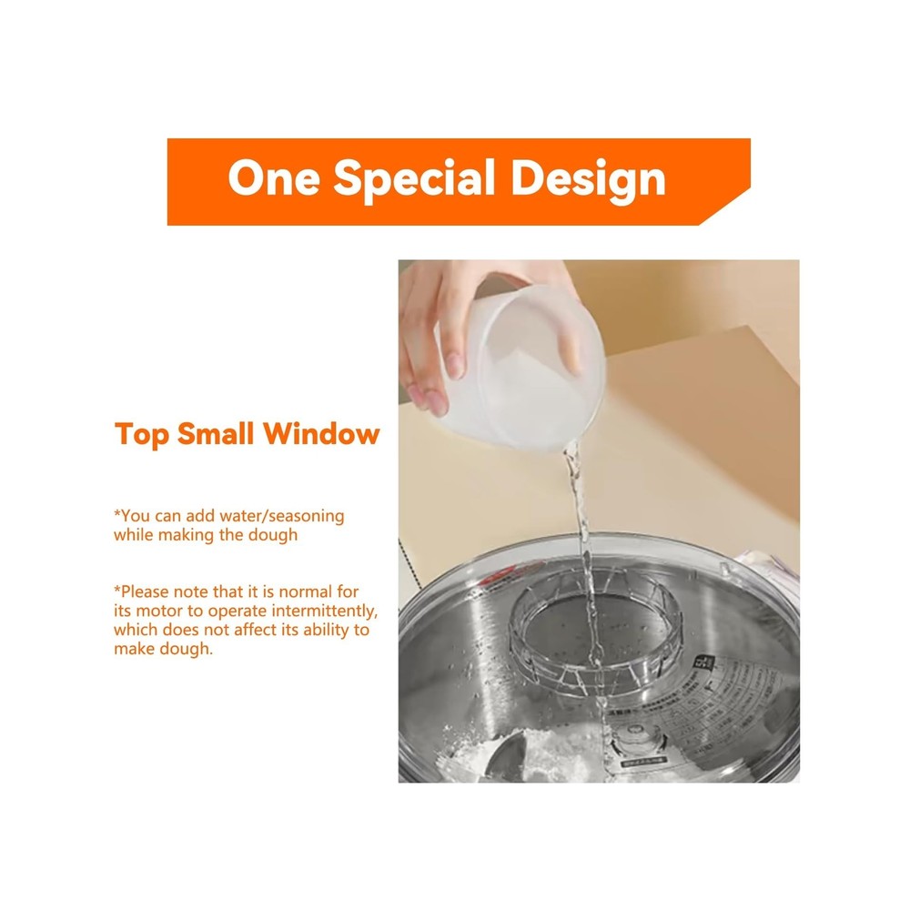 Dough Mixer 7L Large Capacity Electric Dough Maker with Ferment Function for ...
