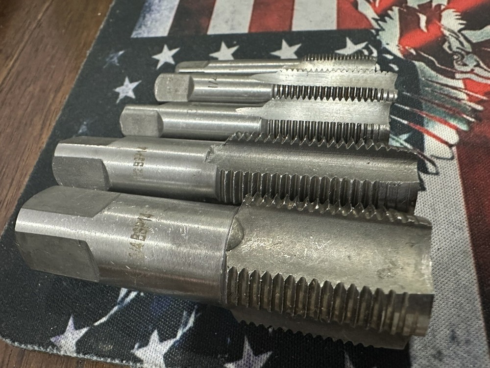 5 PCS PIPE TAP 1/8 - 3/4